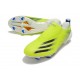 Chaussure de foot adidas X Ghosted + FG Superlative - Jaune Noir Bleu