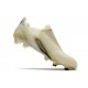 Chaussure de foot adidas X Ghosted + FG Inflight - Blanc Doré Noir