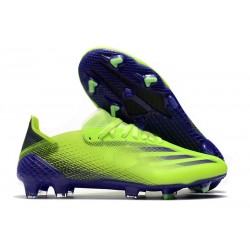adidas X Ghosted.1 FG Crampon Nouvelle Precision To Blur - Vert Violet Jaune