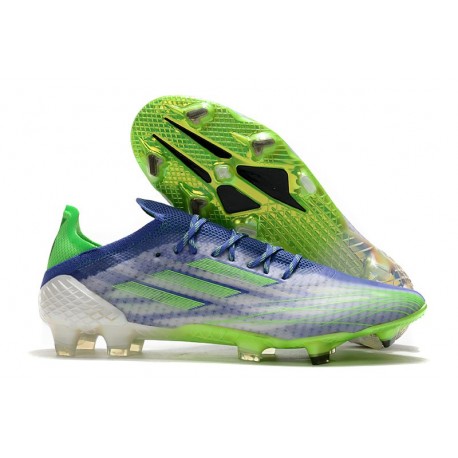 adidas X Speedflow.1 FG Homme Bleu Vert