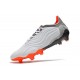 Crampons adidas Copa Sense.1 FG Blanc Rouge Solaire Acier Métallique