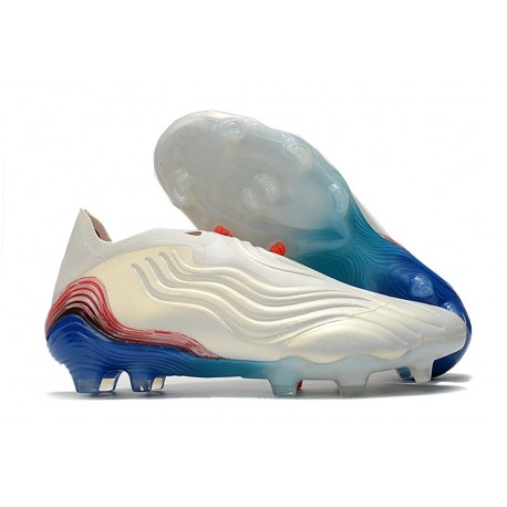 Chaussures adidas Copa Sense+ FG Blanc Bleu Rouge