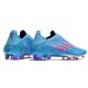 Chaussure de foot Adidas X Speedflow + FG Ciel Rose Choc Equipe Blanc