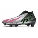 Chaussure de Football adidas Predator Edge+ FG Argent Noir Rose