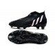 Chaussure de Football adidas Predator Edge+ FG Noir Blanc Rouge Vif