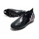 Chaussure de Football adidas Predator Edge+ FG Noir Blanc Rouge Vif