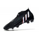 Chaussure de Football adidas Predator Edge+ FG Noir Blanc Rouge Vif