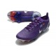 Crampons Nike Mercurial Vapor 14 Elite FG Ronaldo CR7 Violet Argent