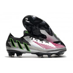 adidas Predator Edge.1 FG Crampons Argent Noir Rose