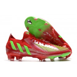 adidas Predator Edge.1 FG Crampons Rouge Vert