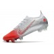 Crampons Nike Mercurial Vapor 14 Elite FG Leroy Sané Argent Rouge