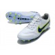 Nike Tiempo Legend 9 Elite Terrain sec Blanc Bleu