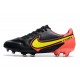 Nike Tiempo Legend 9 Elite Terrain sec Noir Jaune Rouge