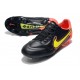 Nike Tiempo Legend 9 Elite Terrain sec Noir Jaune Rouge