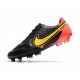 Nike Tiempo Legend 9 Elite Terrain sec Noir Jaune Rouge