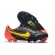 Nike Tiempo Legend 9 Elite Terrain sec Noir Jaune Rouge
