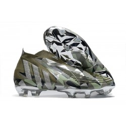 Chaussure de Football adidas Predator Edge+ FG Swarovski - Vert Argenté Vert ÉDITION LIMITÉE
