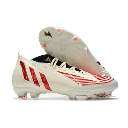 Nouvelles adidas Predator Edge.1 FG Showdown - Blanc Rouge Doré