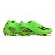 adidas X Speedportal.1 FG Crampons Vert Solaire Noir Jaune Solaire