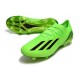 adidas X Speedportal.1 FG Crampons Vert Solaire Noir Jaune Solaire