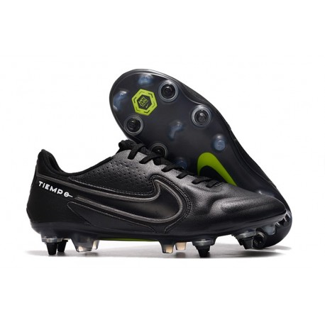 Nike Tiempo Legend 9 Élite SG-Pro AC Noir Foncé Smoke Gris Summit Blanc