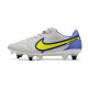 Nike Tiempo Legend 9 Élite SG-Pro AC Gris Brouillard Volt Sapphire