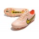 Nike Tiempo Legend 9 Elite Terrain sec Guava Ice Jaune Strike Sunset Glow