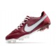 Nike Tiempo Legend 9 Elite Terrain sec Rouge Equipe Blanc Hibiscus Mystique