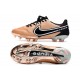 Nike Tiempo Legend 9 Elite Terrain sec Cuivre Métallique Blanc Noir Cassé