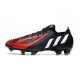 adidas Predator Edge.1 L FG Crampons Noir Rouge Blanc