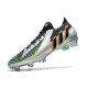 adidas Predator Edge.1 L FG Argent Métallique Noir Jaune Solaire