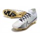 Nike Air Zoom Mercurial Superfly Elite IX FG Blanc Or Noir