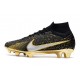 Nike Air Zoom Mercurial Superfly Elite IX FG Noir Argent Or