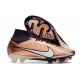 Nike Air Zoom Mercurial Superfly Elite IX FG Mbappe Cuivre Métallique