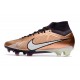 Nike Air Zoom Mercurial Superfly Elite IX FG Mbappe Cuivre Métallique