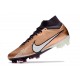 Nike Air Zoom Mercurial Superfly Elite IX FG Mbappe Cuivre Métallique