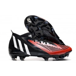 Nouvelles adidas Predator Edge.1 FG Noir Rouge Blanc
