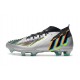 Nouvelles adidas Predator Edge.1 FG Argent Métallique Noir Jaune Solaire