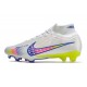 Nike Zoom Mercurial Superfly Elite 9 FG Blanc Rose Bleu