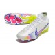 Nike Zoom Mercurial Superfly Elite 9 FG Blanc Rose Bleu