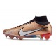 Nike Zoom Mercurial Superfly Elite 9 FG Bronze Blanc Bleu