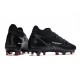 Chaussures Nike Phantom GT2 Elite DF FG Noir Gris Fumé Summit Blanc