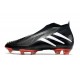 Chaussure de Football adidas Predator Edge+ FG Noir Blanc Rouge Vif