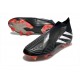 Chaussure de Football adidas Predator Edge+ FG Noir Blanc Rouge Vif