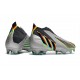 adidas Predator Edge+ FG Argent Métallique Noi Jaune Solaire