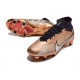 Nike Zoom Mercurial Superfly 9 Elite SG Traction Mbappe Cuivre Métallique