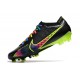 Nike Zoom Mercurial Vapor XV Elite FG Noir Blanc Vert