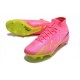 Nike Zoom Mercurial Superfly 9 Elite SG Traction Rose Volt Gridiron