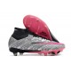 Nike Zoom Mercurial Superfly 9 Elite XXV SG Traction Argent Métallique Hyper Rose Noir