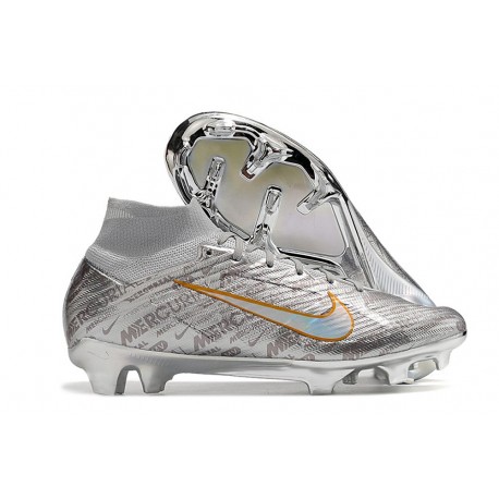 Nike Zoom Mercurial Superfly Elite 9 XXV FG Argent Métallique